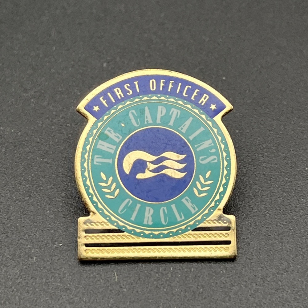 Princess Cruises The Captain's Circle First Officer Lapel Hat Pin - Picture 1 of 3